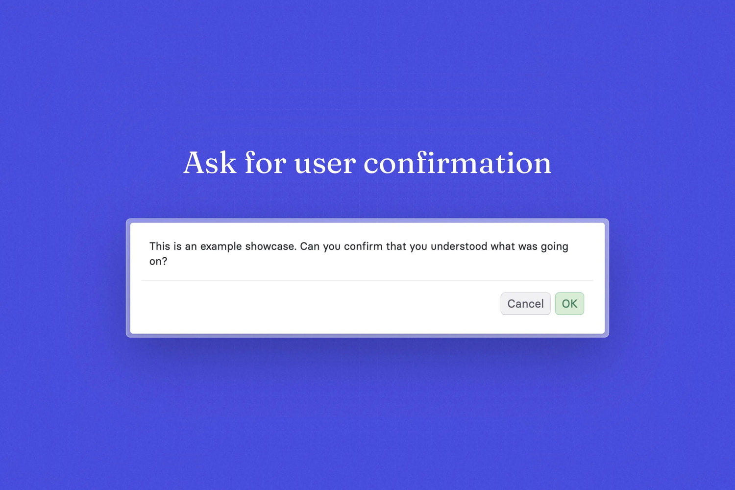 Creating Confirmation Pop-Ups in Tana